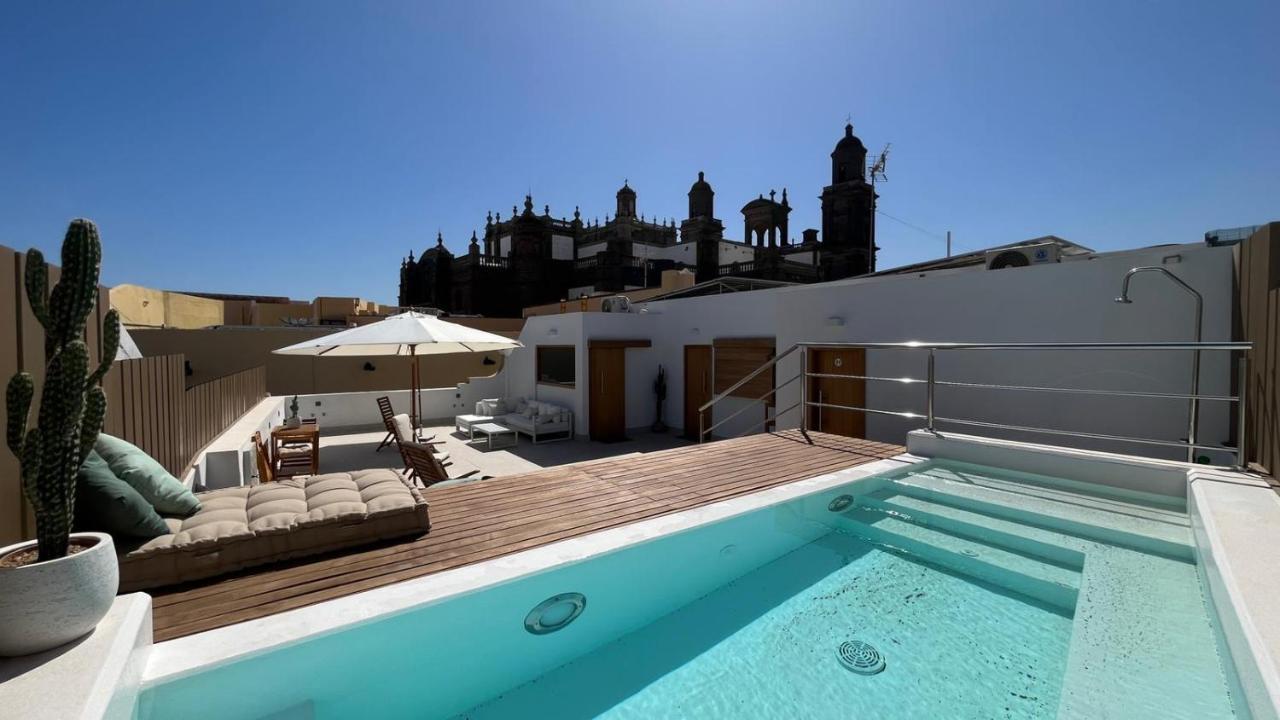 C-10 Vegueta Apartment - Private Rooftop Pool Las Palmas de Gran Canaria Bagian luar foto